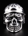 Evil Biker Totenkopf Ring