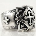 Medieval Cross Ring