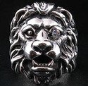Diamond Lion Biker Ring Diamond Lion Biker Ring