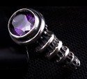 Amethyst Gothic Ring