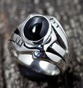 Black Onyx Rocker Ring Black Onyx Rocker Ring