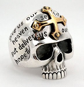 Cross Skull Ring