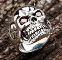 Evil Iron Cross Skull Ring Evil Iron Cross Skull Ring