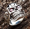 Evil Eisernes Kreuz Totenkopf Ring